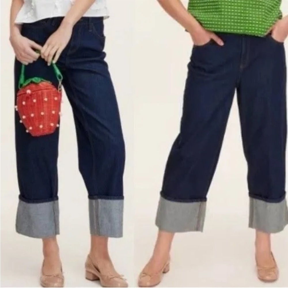 NWT Kate Spade x Target Wide Leg Crop Jeans